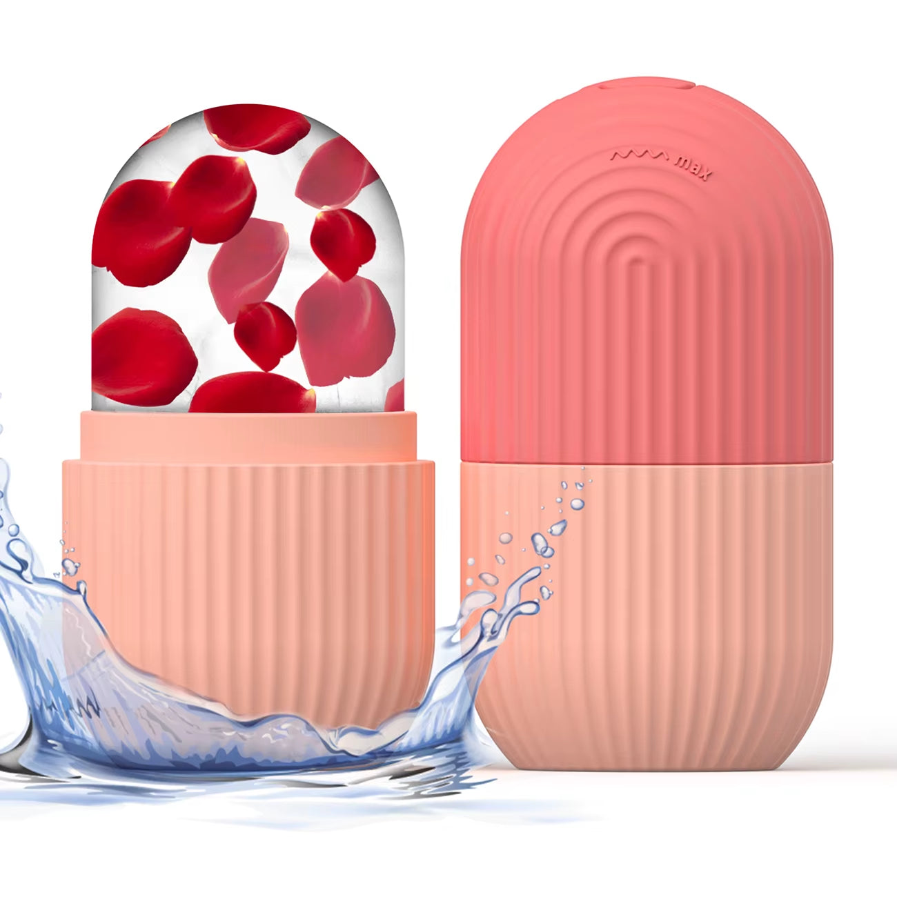 1Pc Silicone Face Ice Cube Mold for Beauty and Skin Care Silicon Face Ice Roller