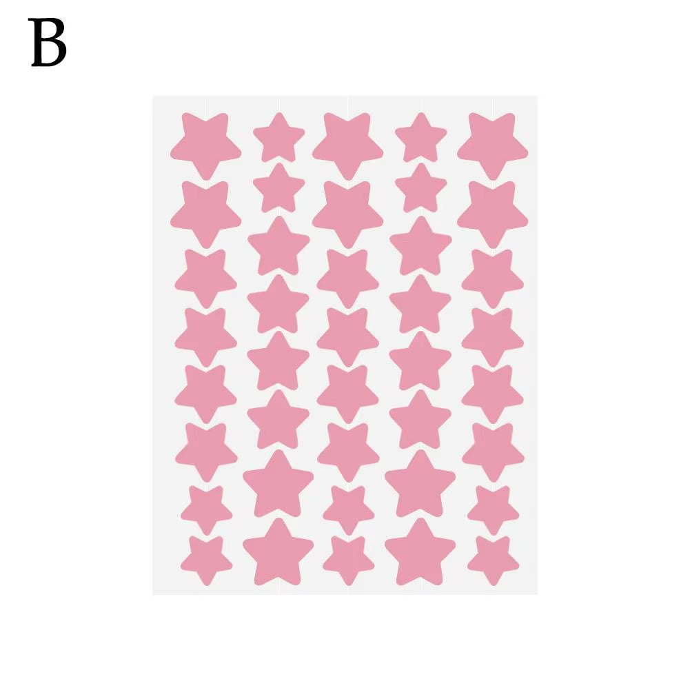 40Pcs Cute Star Colorful Invisible Acne Patch Pimple Spot Removal Stickers Men Women Face Skin Care Beauty Tool