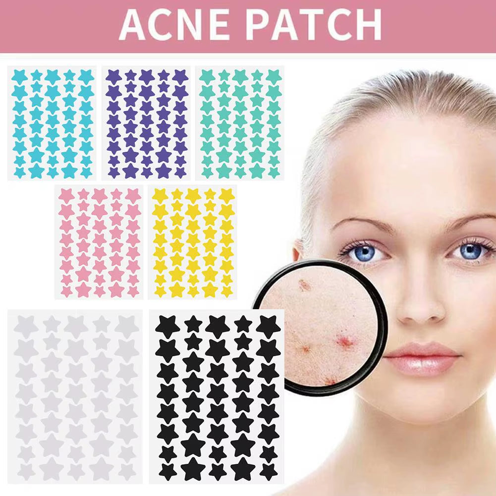40Pcs Cute Star Colorful Invisible Acne Patch Pimple Spot Removal Stickers Men Women Face Skin Care Beauty Tool