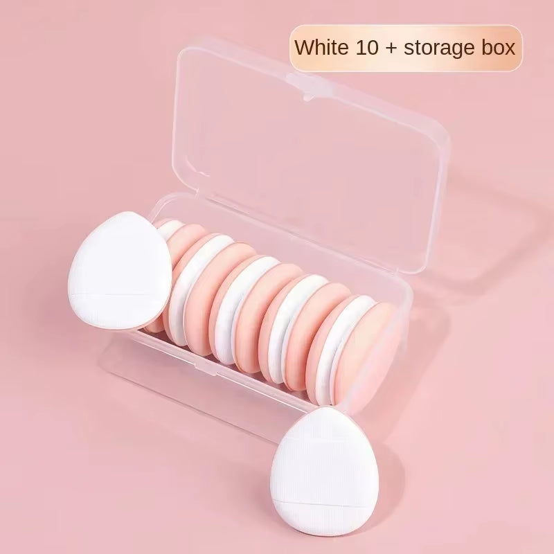 5/10Pcs Mini Finger Puff Foundation Small Air Cushion Powder Sponge Face Concealer BB Cream Cosmetic Applicator Makeup Tools