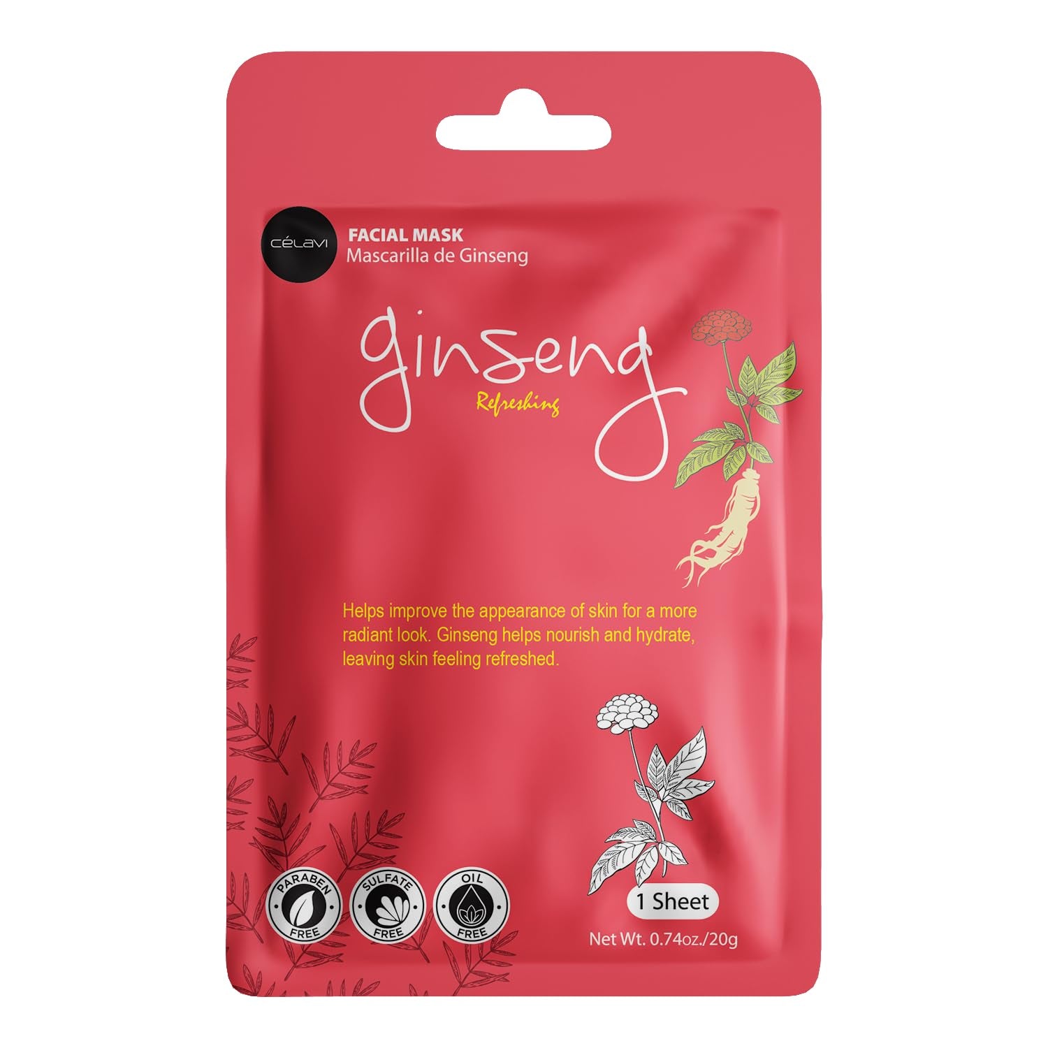 Essence Facial Face Mask Paper Sheet Korea Skin Care Moisturizing 12 Pack (Mix - 2 of Each)